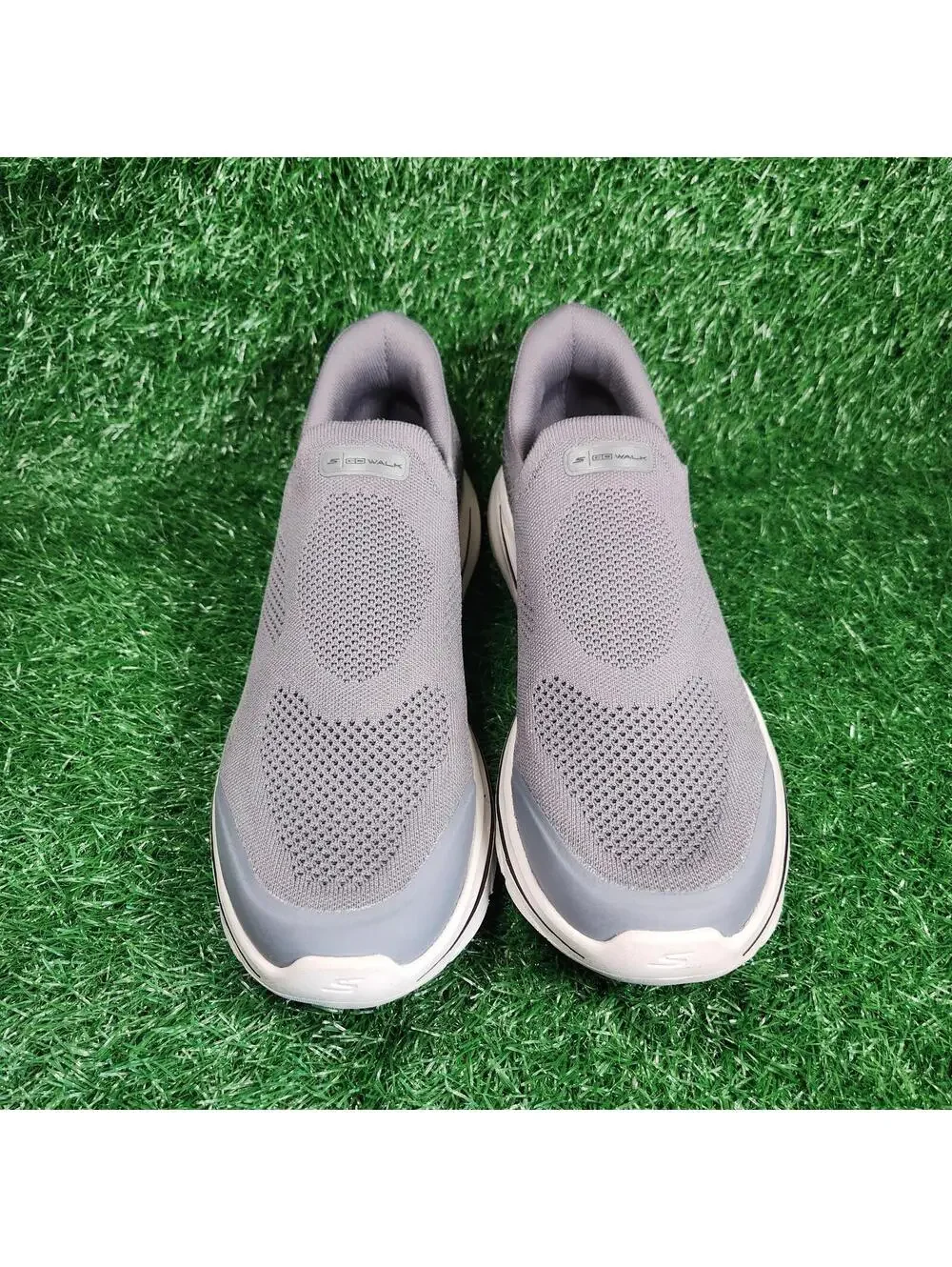 Skechers Slip-Ins Ultra Pillars Gray Slip-On Sneakers Size 10 men's